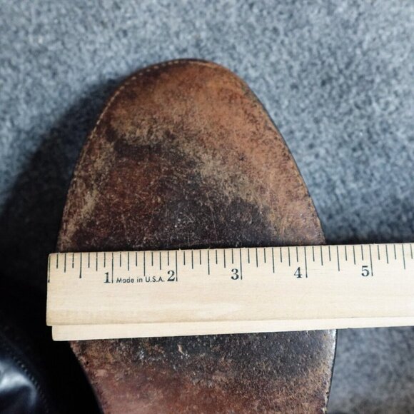 Florsheim Imperial 9 Black Long Wing Shell Cordovan Vintage - Picture 14 of 14